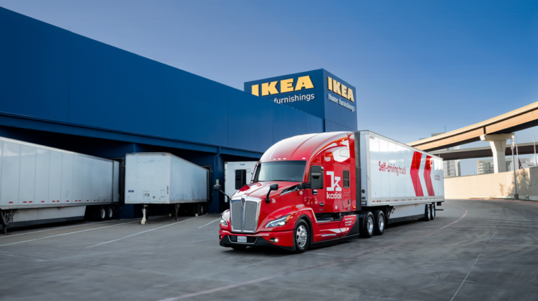 IKEA selects Kodiak for driverless freight launch IKEA selects Kodiak for driverless freight launch