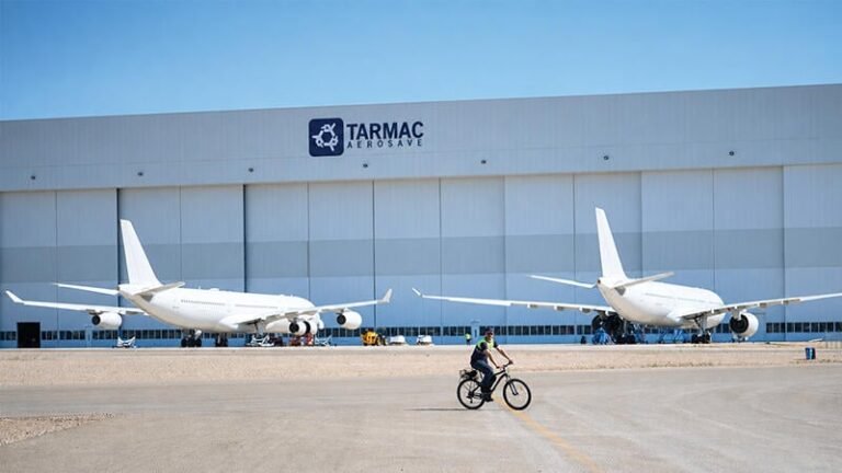 Inside MRO News Briefs And Contracts, October 2026 two aircraft at Tarmac Aerosave facility