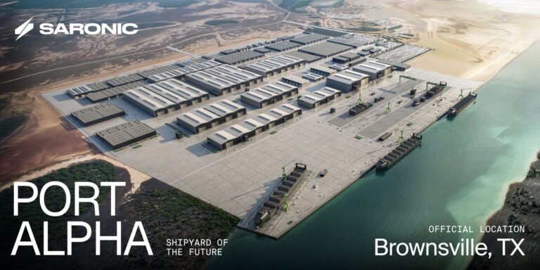 Saronic Breaks Ground on Port Alpha Shipyard in Texas Saronic port alpha