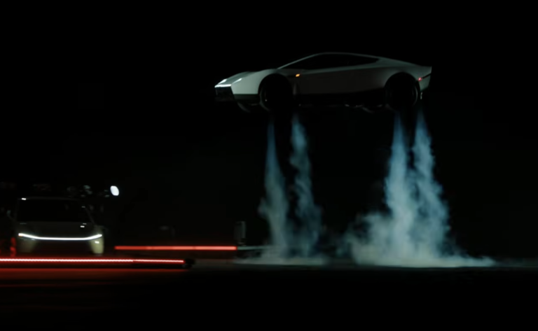 Tesla Roadster Takes Flight Tesla Roadster Takes Flight