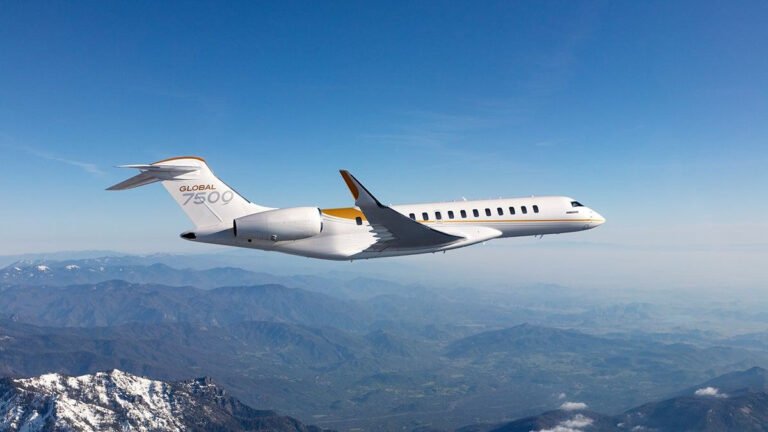 Trump Reverses Course on Bombardier Threats Bombardier Global 7500 business jet in flight