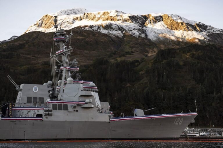 U.S. Navy Commissions Flight III Destroyer USS Ted Stevens (DDG 128) in Alaska