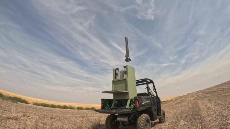 US firm demonstrates coordinated flight of jet attack drones