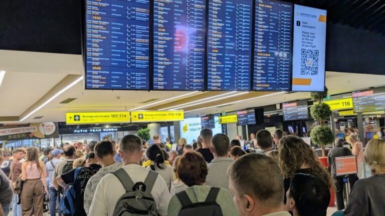 Ukrainian drone attacks cause chaos at Russian airports
