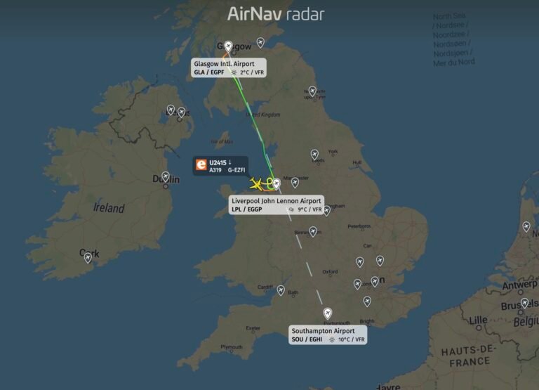 easyJet U2415 declared an emergency and diverted to Liverpool following engine vibration easyJet U2415 declared an emergency and diverted to Liverpool following engine vibration