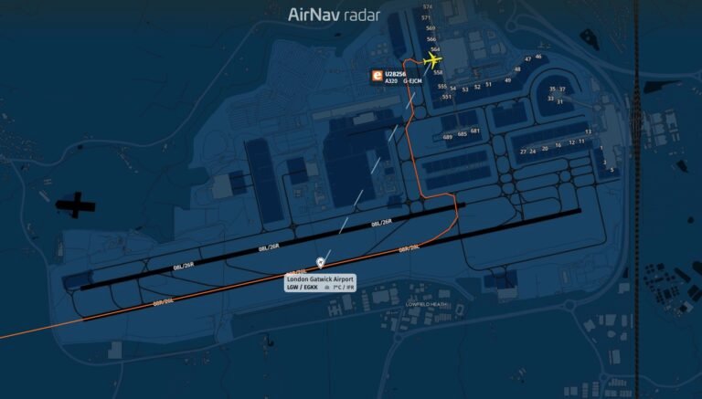 easyJet pilots requested police on arrival at London Gatwick during the night